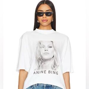 Anine Bing Kate Moss Graphic Tee